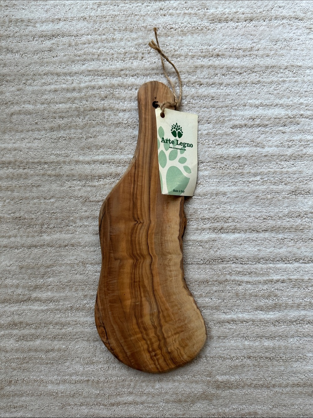 Arte Legno Olive Wood Serving Cheese Board Charcuterie Entertaining Handle